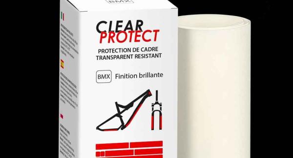 clear protect Protection Adhésive CLEARPROTECT CADRE BMX finition brillante