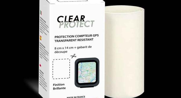 clear protect Protection Adhésive CLEARPROTECT COMPTEUR GPS finition brillante