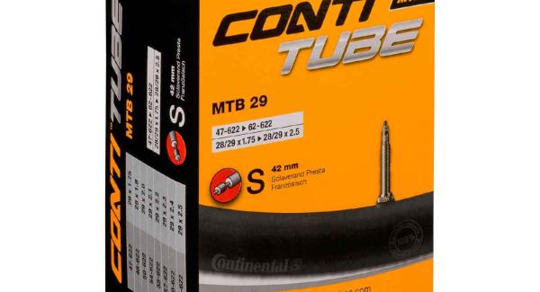 continental contitube MTB 29" valve moto 28/29x1.75x2.5