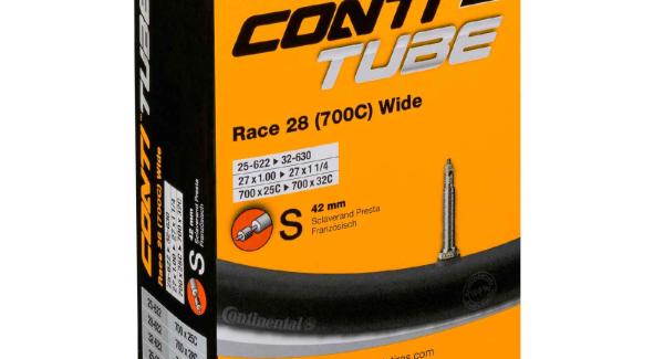 continental contitube Race 28 Wide presta 42mm 700x20Cx25c