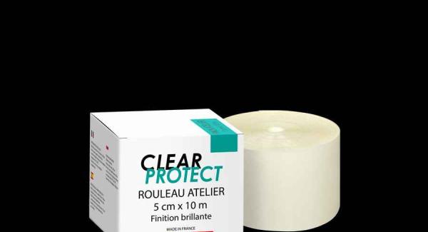 clear protect Protection Adhésive CLEARPROTECT CADRE PACK ATELIER 10 m x 5 cm finition brillante