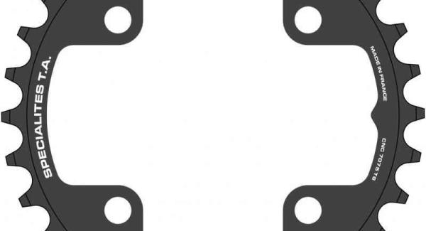 Spécialités TA Plateau Spécialités TA CROSS 10/11V Intérieur 80mm SRAM/Cannondale